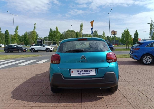 Citroen C3 cena 63900 przebieg: 35938, rok produkcji 2022 z Chmielnik małe 137